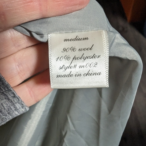 Francesca's | Wool Polyester Houndstooth Blazer - Picture 5 of 8